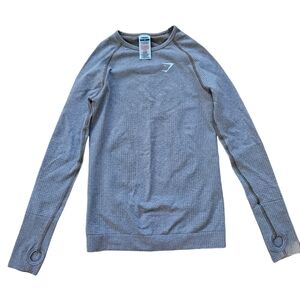 Gymshark Long-Sleeve seamless shirt Size medium